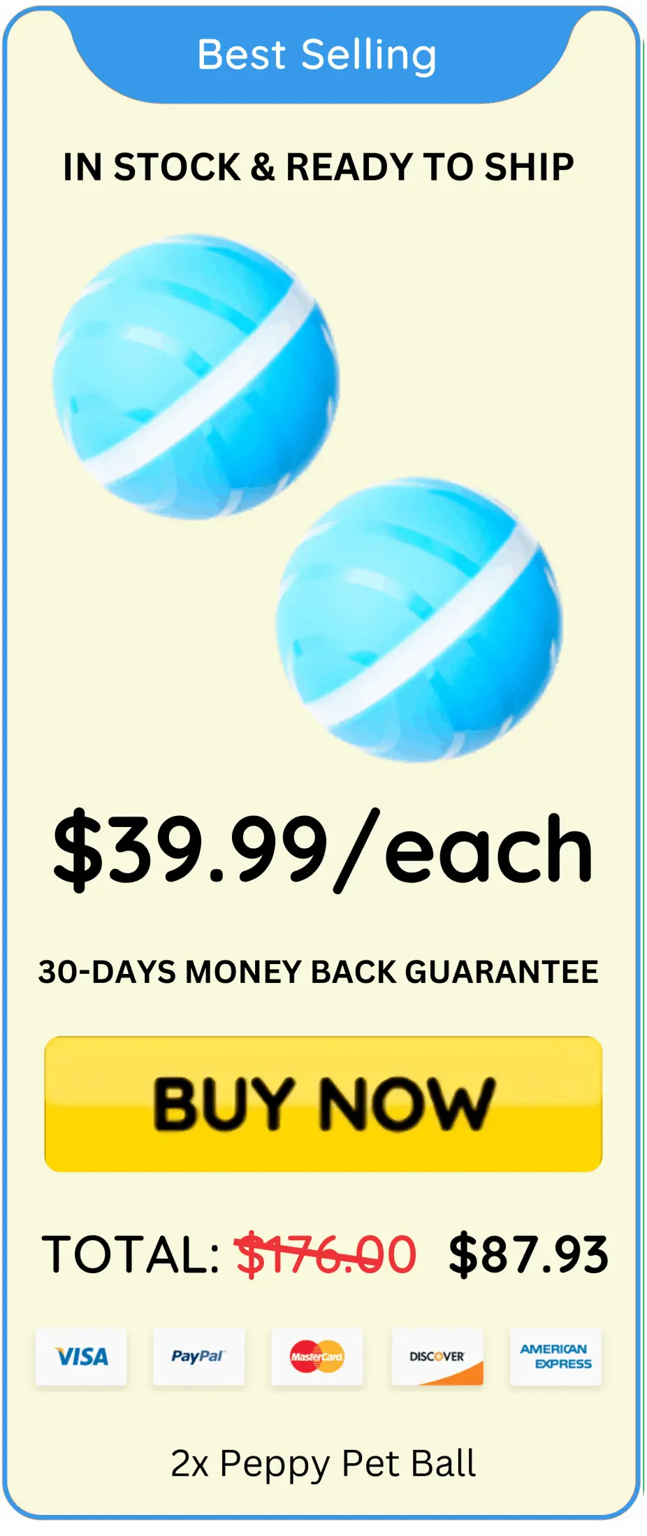 Peppy Pet Ball offer price
